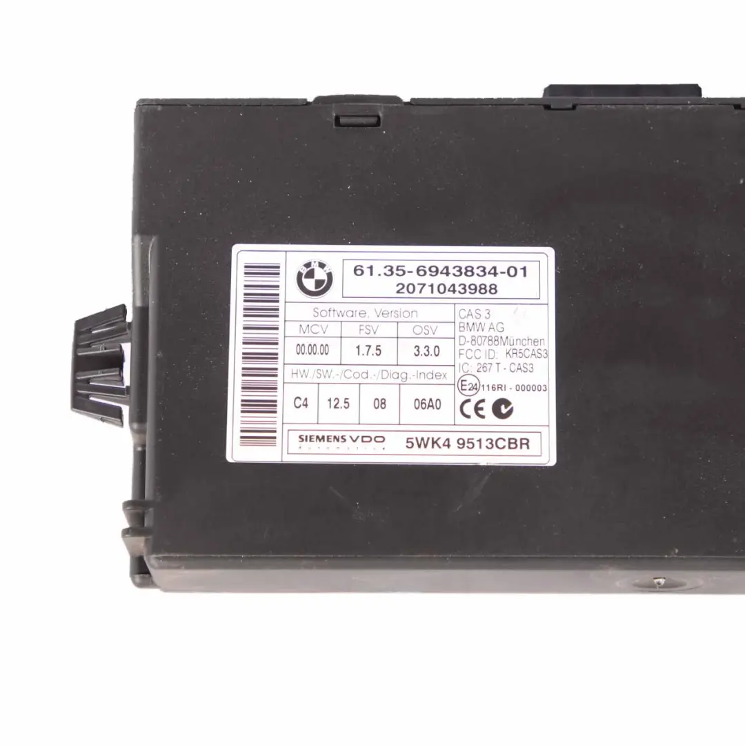 BMW E87 E60 E90 130i 330i 530i N52 ECU Kit DME CAS3 Key Automatic - SKU 7567178-10 - Part number 7567178