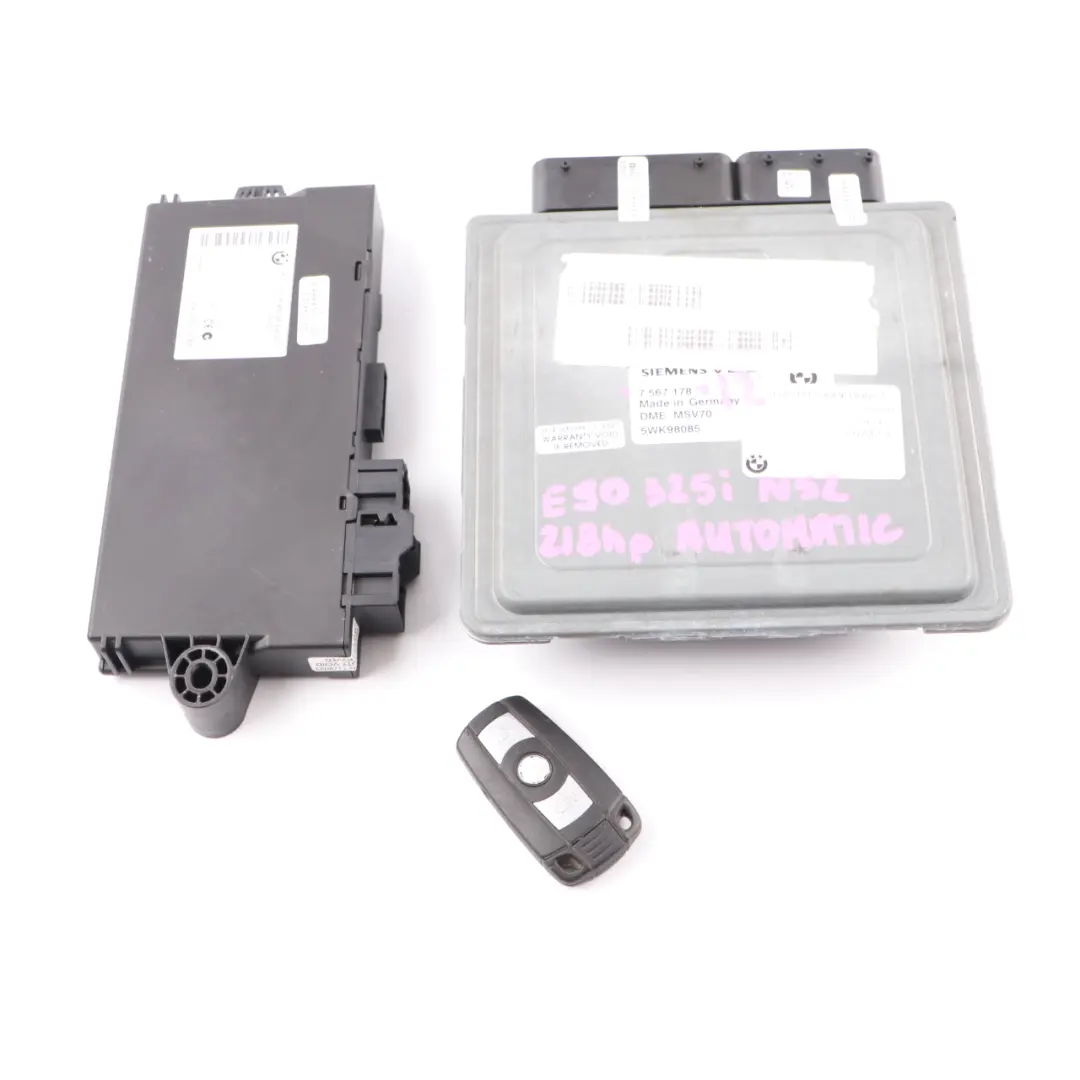 N52 325i 525i 218HP ECU Kit DME CAS3 Key Automatic to BMW E60 E90 E91 with Part number 7567178 BMW E60 E90 E91 N52 325i 525i 218HP ECU Kit DME CAS3 Key Automatic - SKU 7567178-12 - Part number 7567178