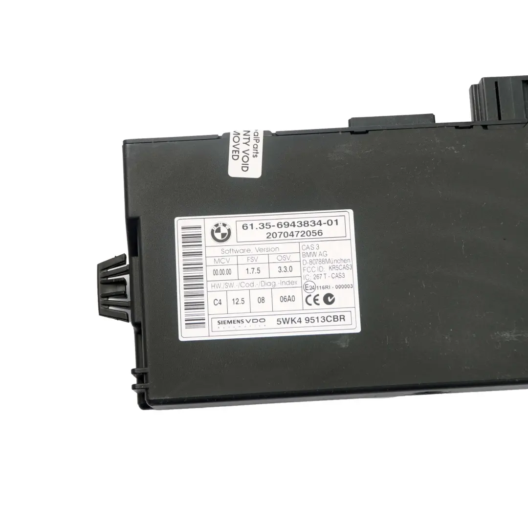 BMW 3 5 Series E60 E90 325i 525i N52 218HP DME ECU Kit CAS3 Key Manual - SKU 7567178-1 - Part number 7567178