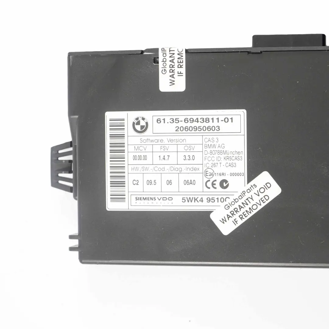 BMW E92 325i N52N Komputer Silnika ECU - SKU 7567362-4 - Numer Części 7567362
