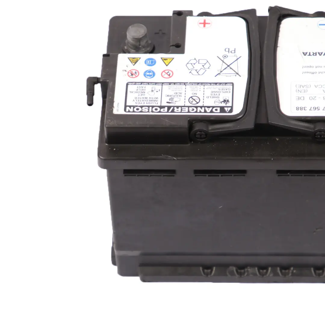 Varta 12V Accumulator Battery 70Ah 760A to Mini with Part number 7567388 Mini Varta 12V Accumulator Battery 70Ah 760A - SKU 7567388 - Part number 7567388