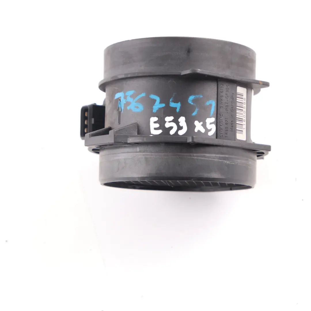 BMW E46 E39 X5 E53 M54 Medidor flujo másico aire película caliente 1438871 - SKU 7567451 - Número de pieza 7567451