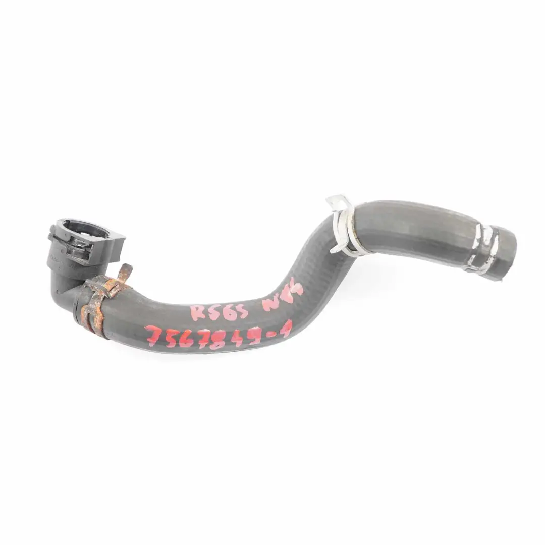 Turbocharger Coolant Return Pipe to Mini Cooper S JCW R55 R56 N14 Engine with Part number 7567849 Mini Cooper S JCW R55 R56 N14 Engine Turbocharger Coolant Return Pipe - SKU 7567849-1 - Part number 7567849