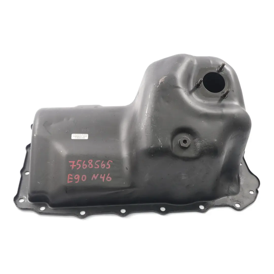 N46 Engine Housing Lower Oil Pan to BMW E90 E91 E85 E87 E46 with Part number 7568565 BMW E90 E91 E85 E87 E46 N46 Engine Housing Lower Oil Pan - SKU 7568565 - Part number 7568565