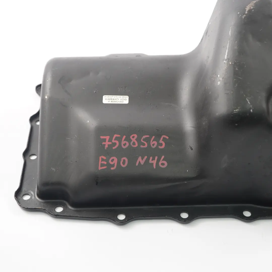 N46 cárter inferior para BMW E90 E91 E85 E87 E46 con número de pieza 7568565 BMW E90 E91 E85 E87 E46 N46 cárter inferior - SKU 7568565 - Número de pieza 7568565