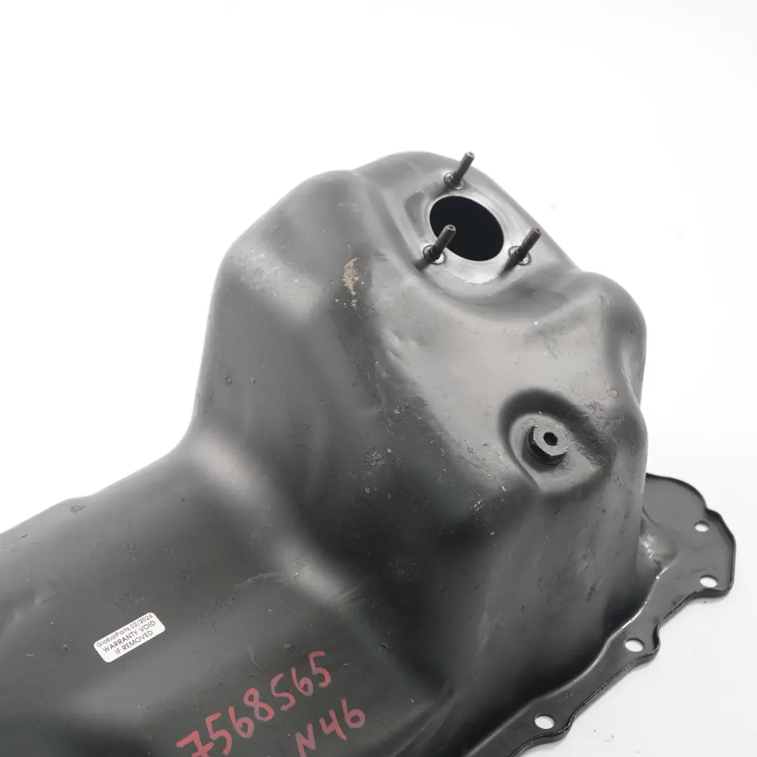 N46 cárter inferior para BMW E90 E91 E85 E87 E46 con número de pieza 7568565 BMW E90 E91 E85 E87 E46 N46 cárter inferior - SKU 7568565 - Número de pieza 7568565