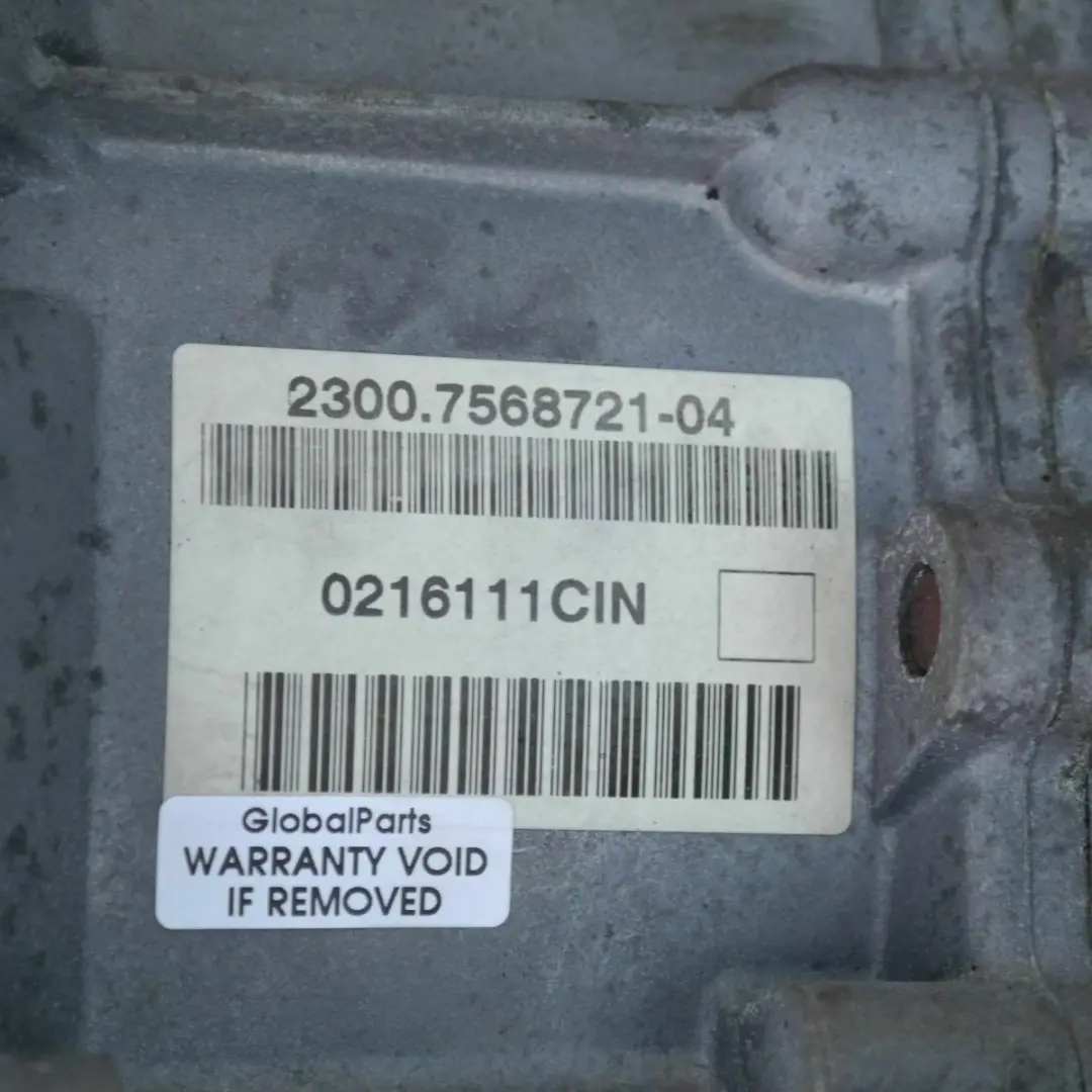 Cambio GS653DG Cin GARANZIA per Mini Cooper D R55 R56 Diesel W16 con numero di parte 7568721 Mini Cooper D R55 R56 Diesel W16 Cambio GS653DG Cin GARANZIA - SKU 7568721 - Numero di parte 7568721