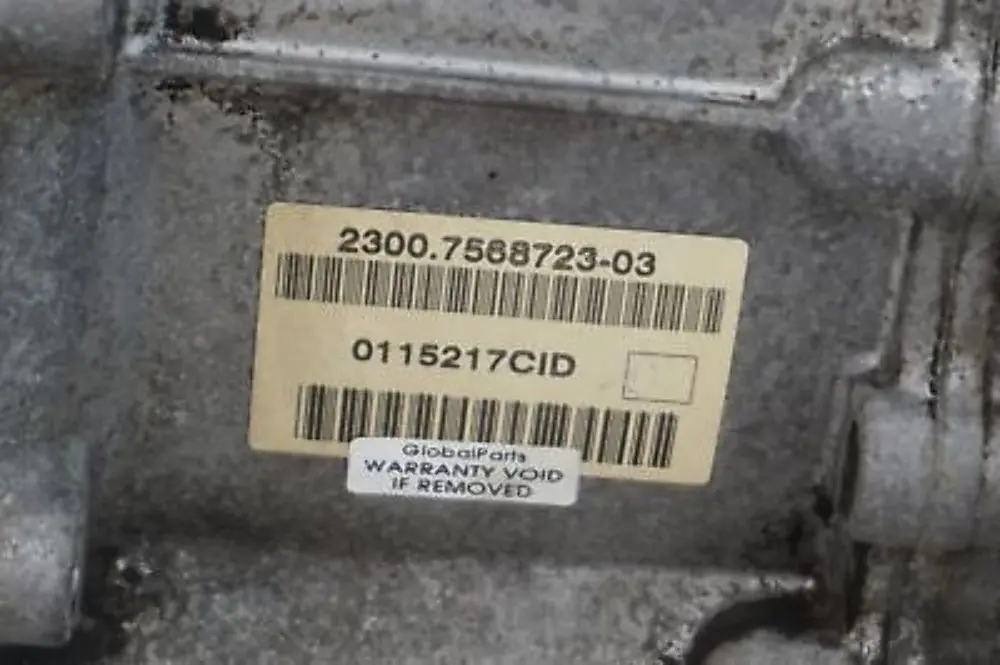 Mini Cooper S R55 R56 6 Speed Manual Gearbox GS6-53BG CID WARRANTY - SKU 7568723 - Part number 7568723