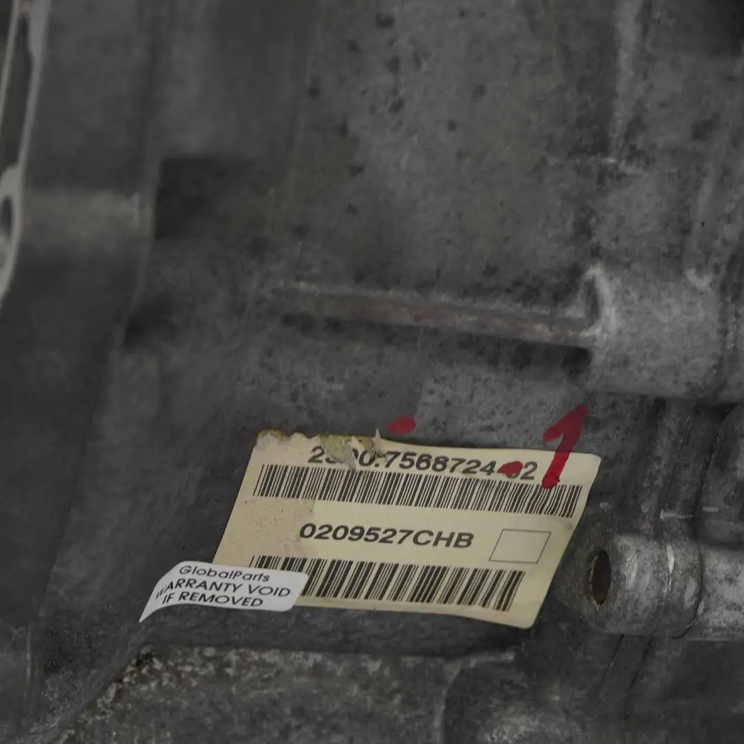 Gearbox GS6-55BG CHB WARRANTY to Mini Cooper R55 R56 R57 Manual 6 Speed with Part number 7568724 Mini Cooper R55 R56 R57 Manual 6 Speed Gearbox GS6-55BG CHB WARRANTY - SKU 7568724-1 - Part number 7568724