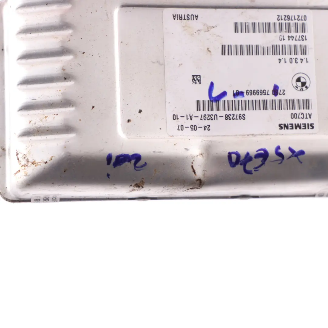 Control Unit Module Transfer Box to BMW X5 E70 X6 E71 with Part number 7569969 BMW X5 E70 X6 E71 Control Unit Module Transfer Box - SKU 7569969-1 - Part number 7569969