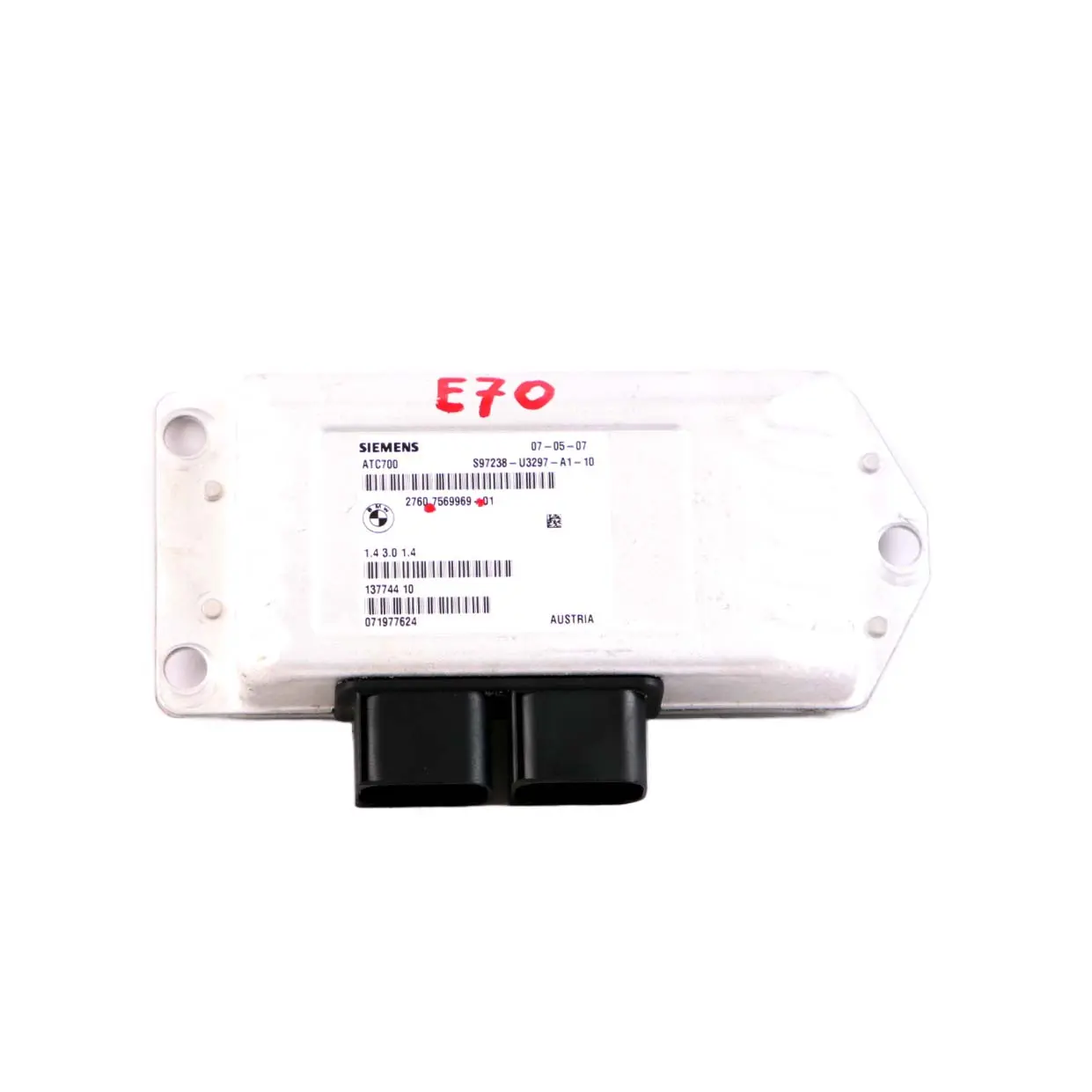 BMW X5 X6 E70 E71 Modulo Unidad De Control Caja De Transferencia 7569969