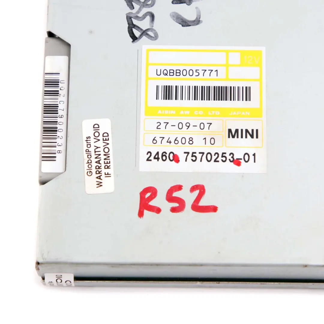 Caja De cambios automatica Modulo De control basico EGS para Mini R52 R53 con número de pieza 7570253 Mini R52 R53 Caja De cambios automatica Modulo De control basico EGS - SKU 7570253 - Número de pieza 7570253
