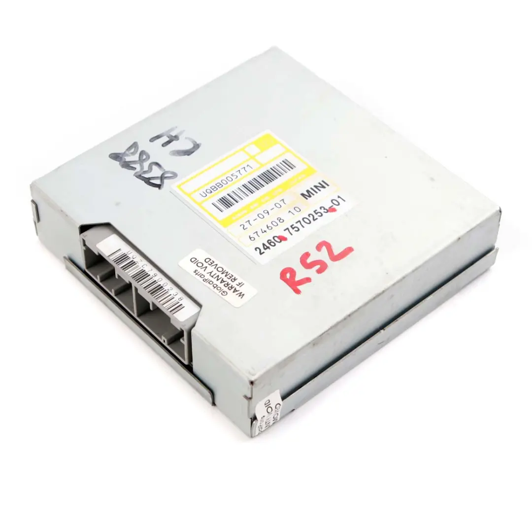 Gearbox Basic Control Unit Module EGS to MINI Cooper S R52 R53 Automatic with Part number 7570253 MINI Cooper S R52 R53 Automatic Gearbox Basic Control Unit Module EGS - SKU 7570253 - Part number 7570253