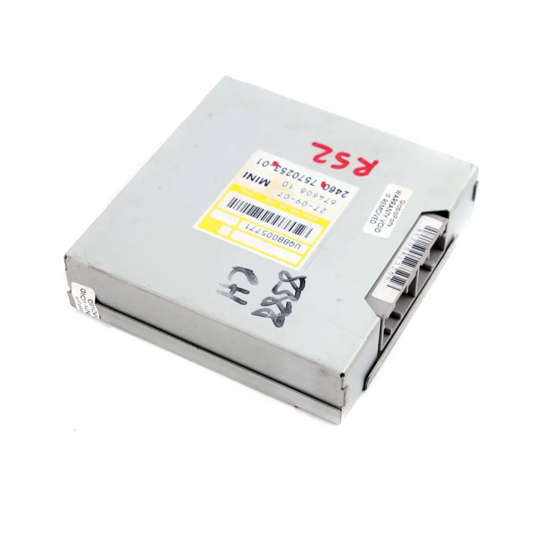 Sterownik Moduł Skrzyni Biegów do MINI S R52 R53 o numerze 7570253 MINI S R52 R53 Sterownik Moduł Skrzyni Biegów - SKU 7570253 - Numer Części 7570253