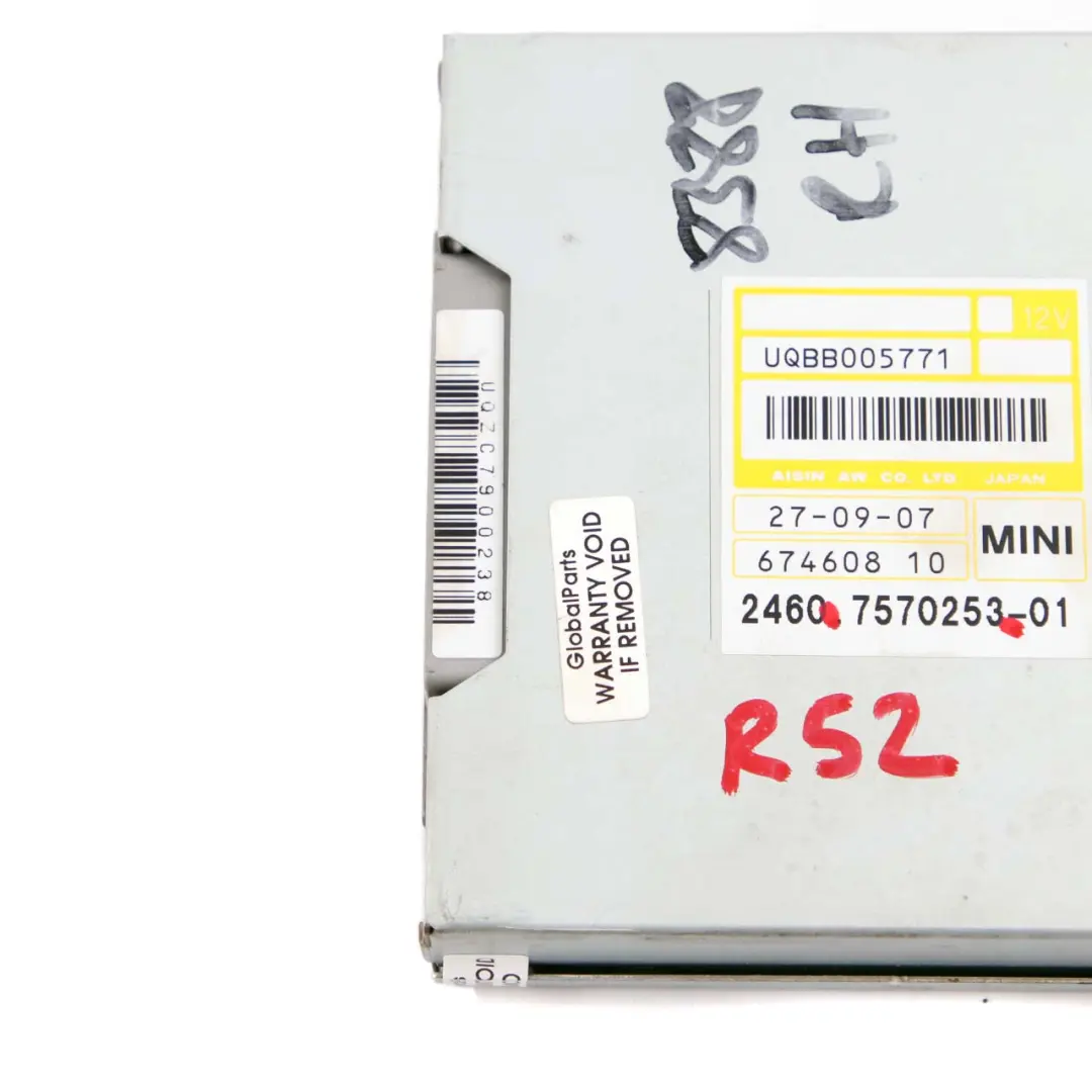 Elektronische Grundsteuergerät Automatisch für MINI Cooper S R52 R53 mit Teilenummer 7570253 MINI Cooper S R52 R53 Elektronische Grundsteuergerät Automatisch - SKU 7570253 - Teilenummer 7570253