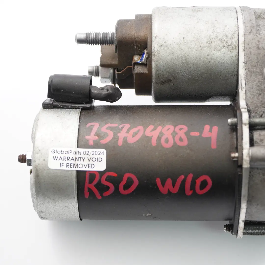 Benzina Motore Avviamento per Mini Cooper R50 R52 R53 W10 1.6 con numero di parte 7570488 Mini Cooper R50 R52 R53 W10 1.6 Benzina Motore Avviamento - SKU 7570488-4 - Numero di parte 7570488