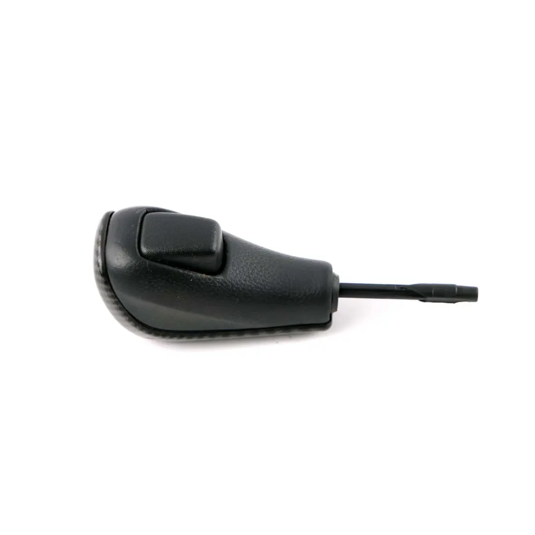 BMW 1 3 E81 E87 E90 E91 Selector Lever Handle Knob Gear Stick Cabron Look - SKU 7570652-8 - Part number 7570652