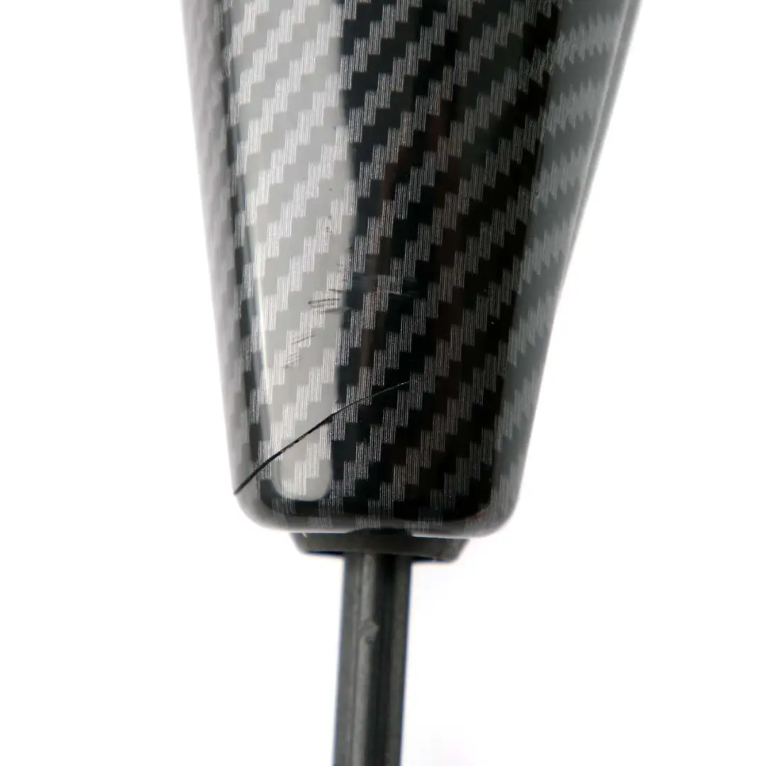 Selector Lever Handle Knob Gear Stick Cabron Look to BMW 1 3 E81 E87 E90 E91 with Part number 7570652 BMW 1 3 E81 E87 E90 E91 Selector Lever Handle Knob Gear Stick Cabron Look - SKU 7570652-8 - Part number 7570652