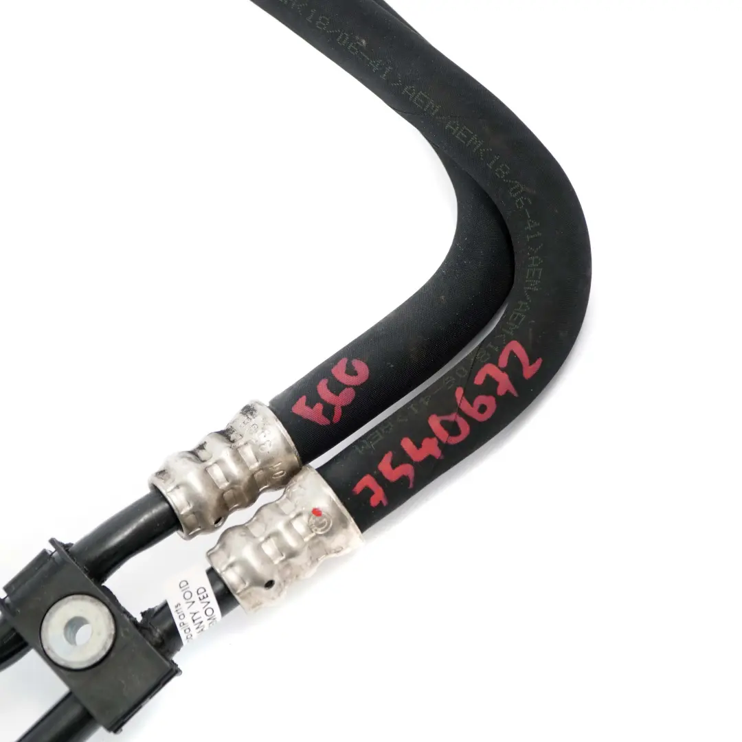 N62N Cambios Flujo Retorno Manguera Línea Tubo Enfriador Aceite para BMW E60 E63 con número de pieza 7571039 BMW E60 E63 N62N Cambios Flujo Retorno Manguera Línea Tubo Enfriador Aceite - SKU 7571039 - Número de pieza 7571039