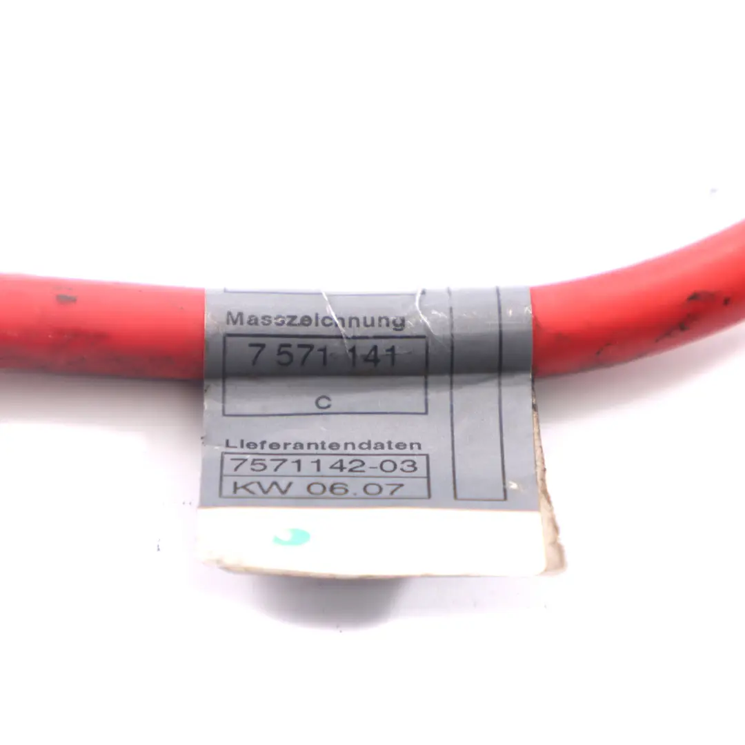 MINI R55 R56 R57 Kabel Przewód Plus Plusowy Akumulatora - SKU 7571142-2 - Numer Części 7571142
