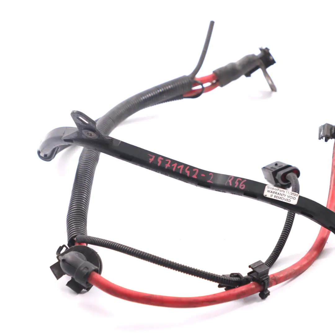 Cable batería Cable de alimentación positivo para Mini Cooper R55 R56 R57 con número de pieza 7571142 Mini Cooper R55 R56 R57 Cable batería Cable de alimentación positivo - SKU 7571142-2 - Número de pieza 7571142
