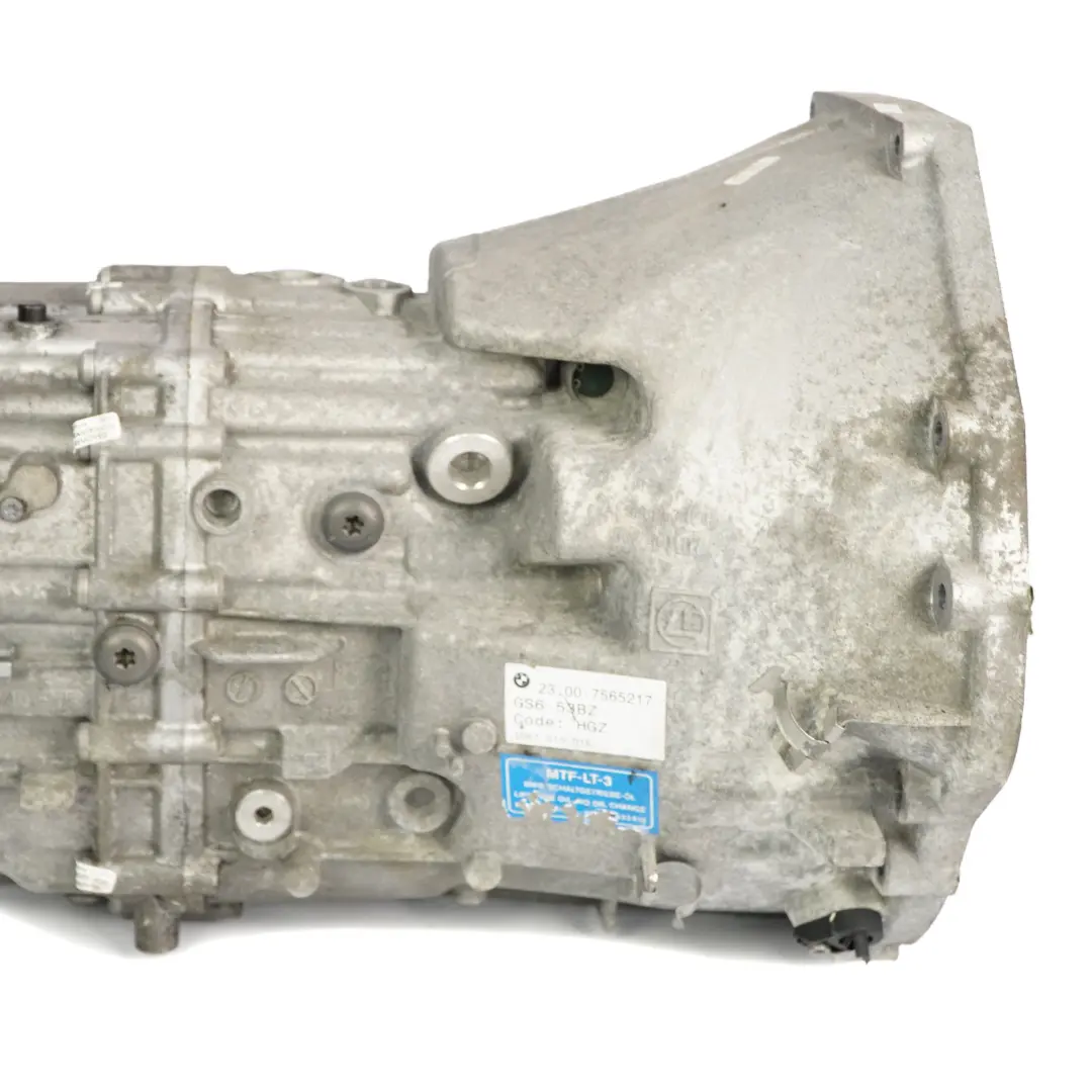 N62 N62N Schalt Getriebe GS6-53BZ HGZ 7565217 GARANTIE für BMW E60 540i 545i 550i mit Teilenummer 7571425 BMW E60 540i 545i 550i N62 N62N Schalt Getriebe GS6-53BZ HGZ 7565217 GARANTIE - SKU 7571425 - Teilenummer 7571425