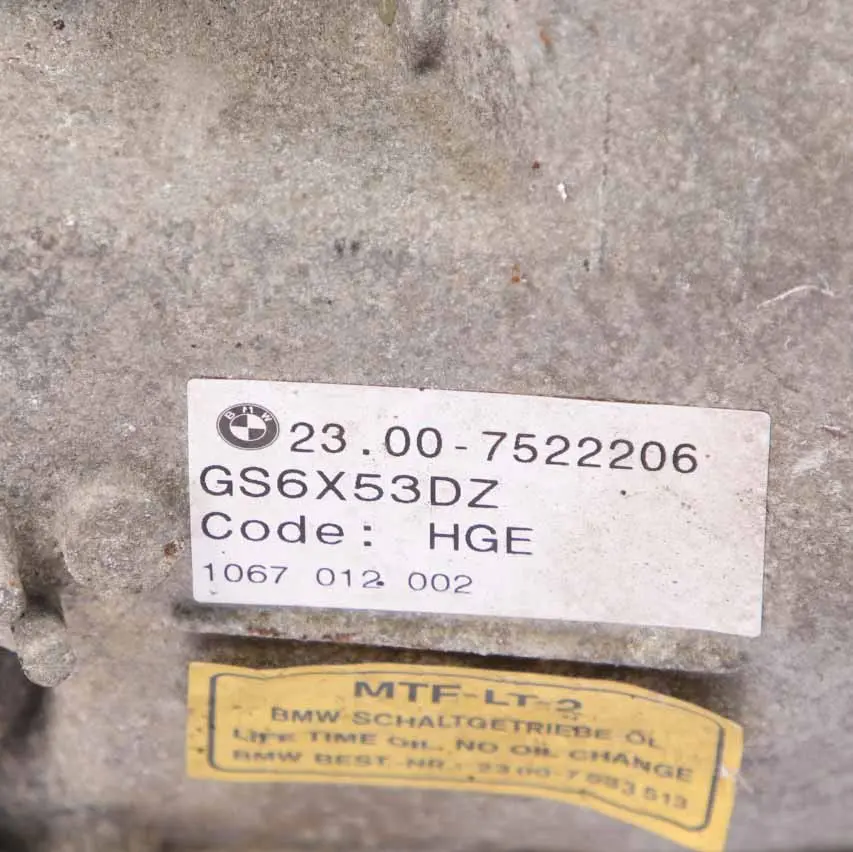 Skrzynia Biegów do BMW E60 530xd X3 E83 X5 E53 3.0d o numerze 7571429 BMW E60 530xd X3 E83 X5 E53 3.0d Skrzynia Biegów - SKU 7571429 - Numer Części 7571429