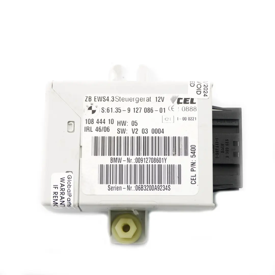 N52 177CV ECU Kit DME EWS Clé Manuel pour BMW Z4 E85 Roadster 2.5i à propos du numéro de pièce 7571510 BMW Z4 E85 Roadster 2.5i N52 177CV ECU Kit DME EWS Clé Manuel - SKU 7571510-2 - Numéro de pièce 7571510