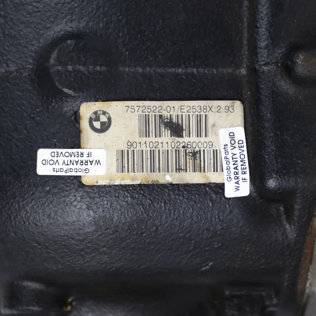 BMW E93 330d N57 Hinterachsgetriebe Differenzial Diff 2,93 GARANTIE - SKU 7572522 - Teilenummer 7572522