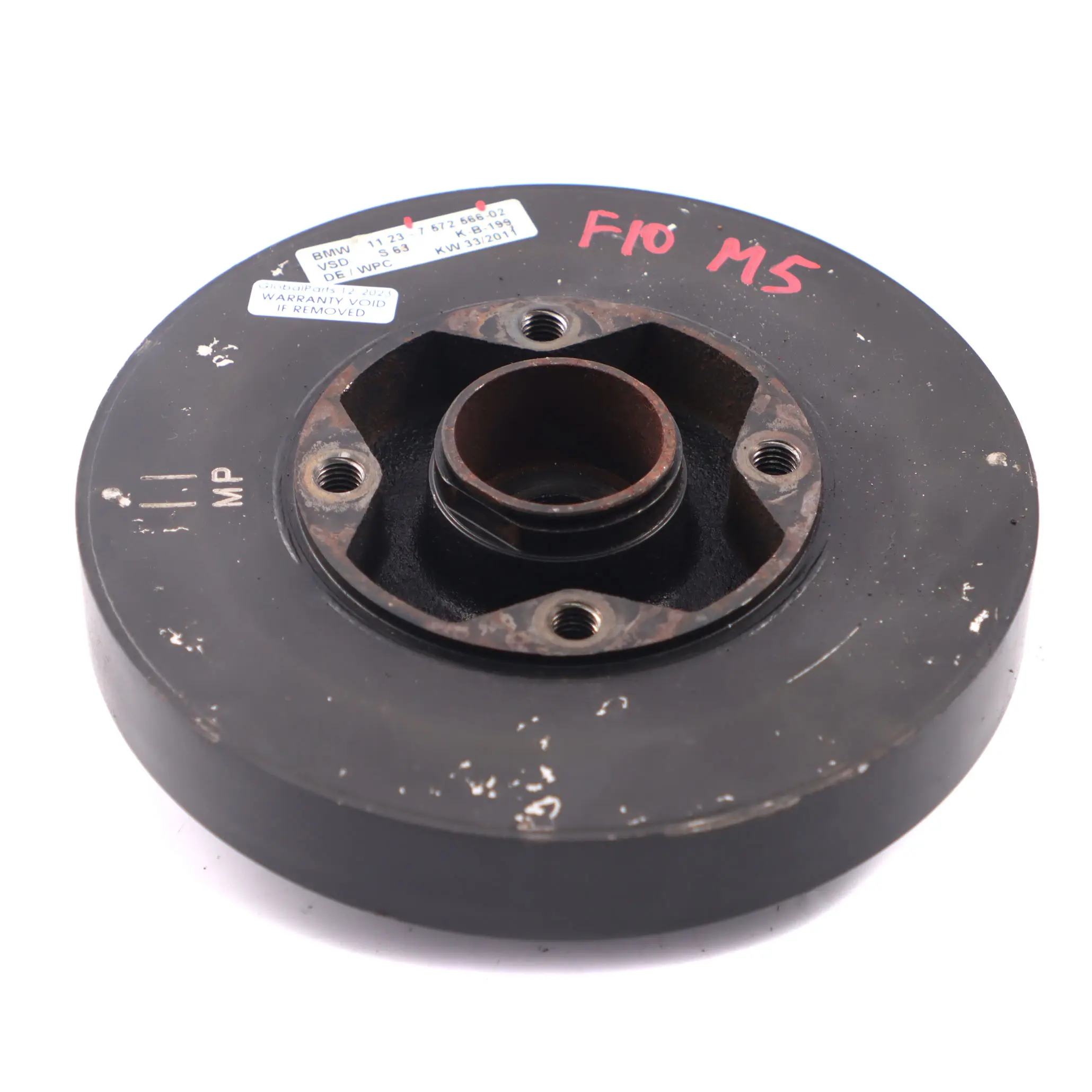 Vibration Damper BMW F10 M5 F12 F13 M6 Belt Drive Crankshaft Pulley 7572566