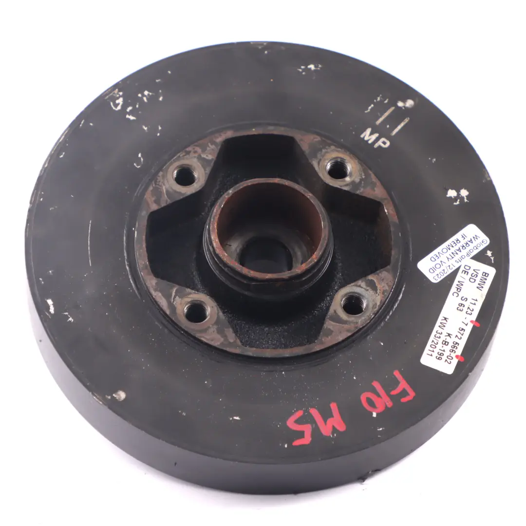  Vibration Damper BMW F10 M5 F12 F13 M6 Belt Drive Crankshaft Pulley - SKU 7572566 - Part number 7572566