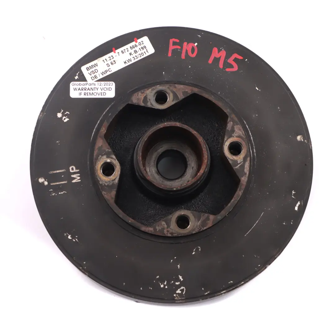  Amortiguador Vibraciones BMW F10 M5 F12 F13 M6 Correa Transmisión Polea - SKU 7572566 - Número de pieza 7572566