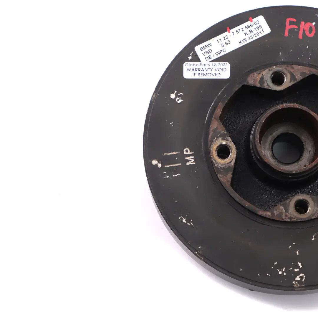  Amortiguador Vibraciones BMW F10 M5 F12 F13 M6 Correa Transmisión Polea - SKU 7572566 - Número de pieza 7572566