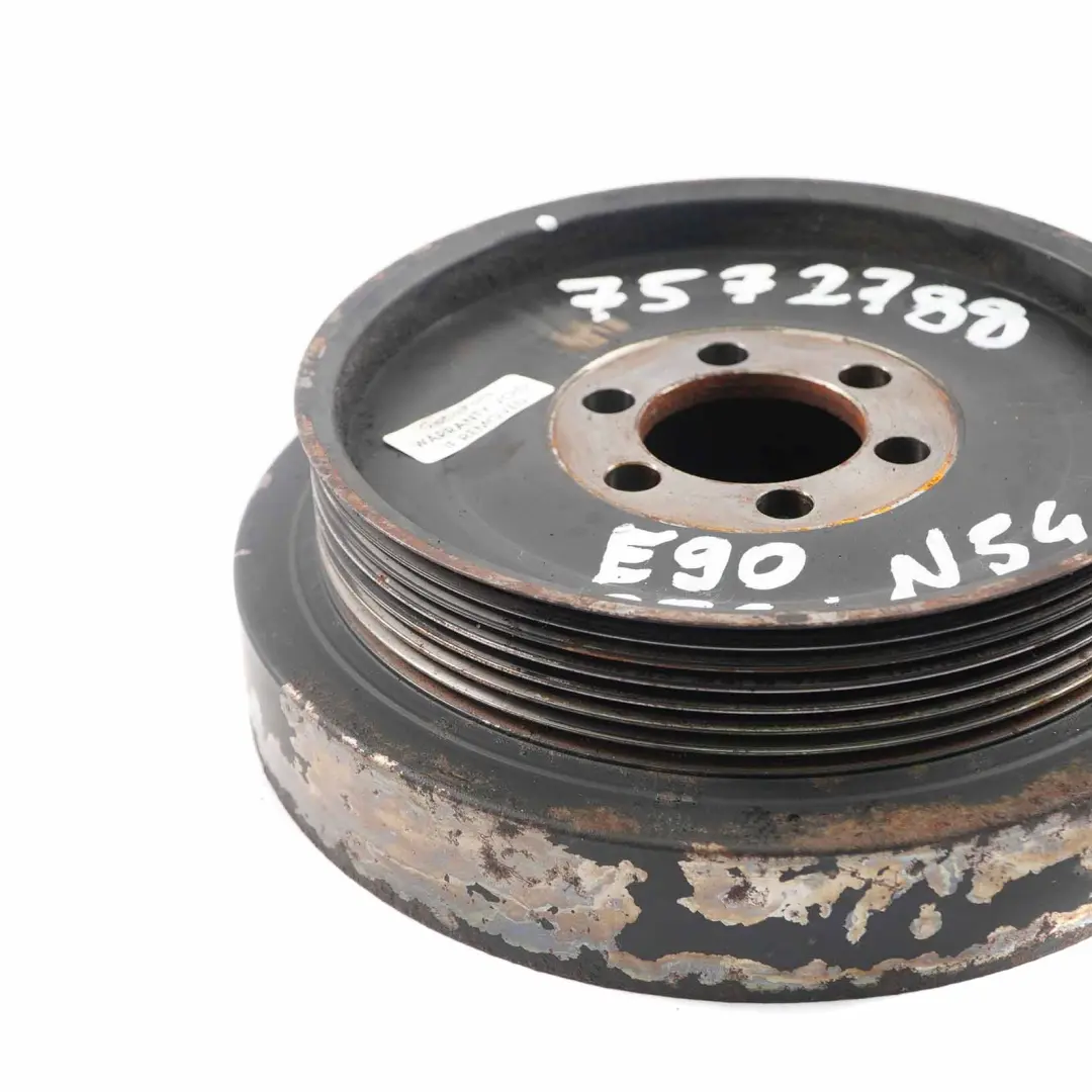N54 Schwingungsdämpfer Motor Riementrieb für BMW 3 E90 E91 E92 335i mit Teilenummer 7572788 BMW 3 E90 E91 E92 335i N54 Schwingungsdämpfer Motor Riementrieb - SKU 7572788 - Teilenummer 7572788