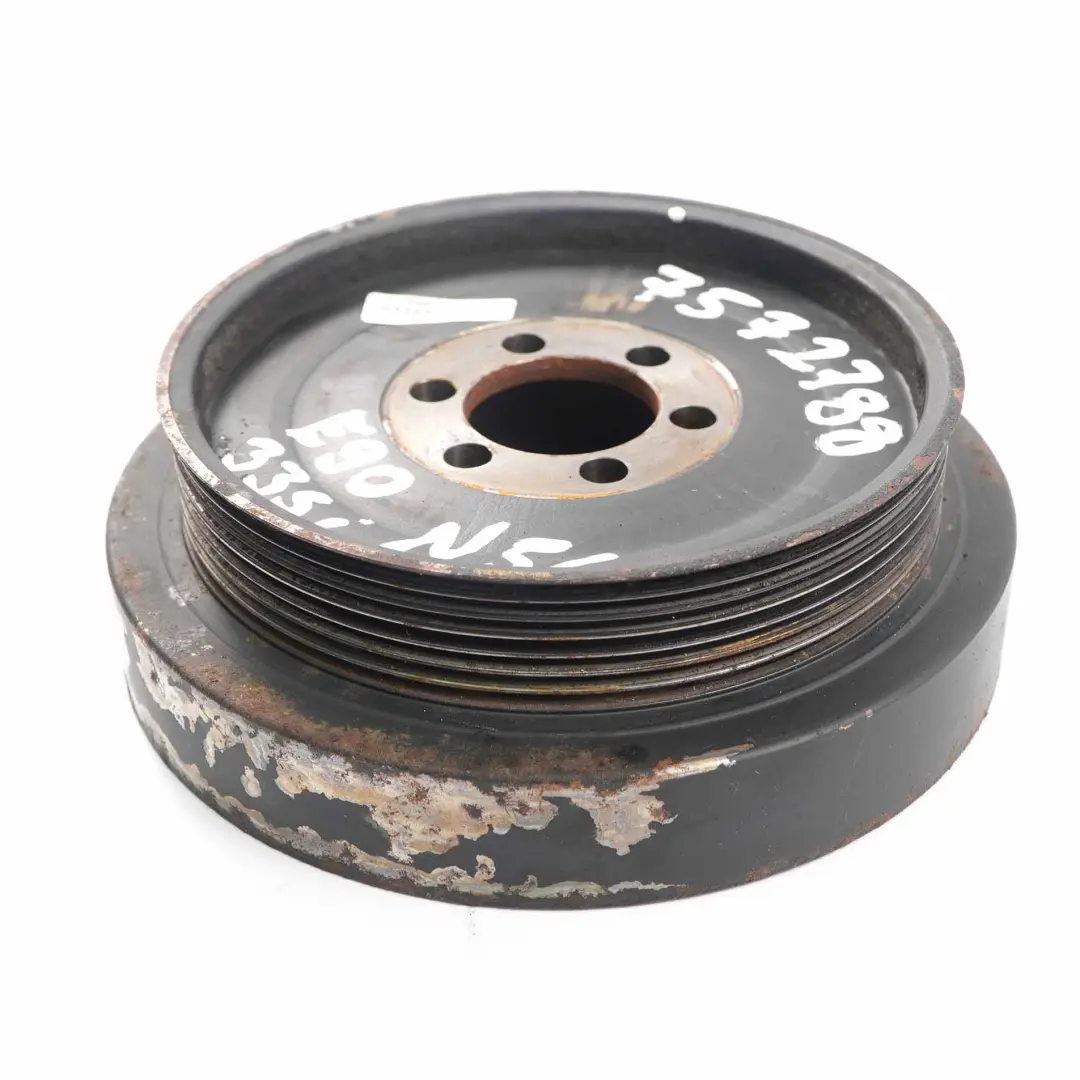 N54 Schwingungsdämpfer Motor Riementrieb für BMW 3 E90 E91 E92 335i mit Teilenummer 7572788 BMW 3 E90 E91 E92 335i N54 Schwingungsdämpfer Motor Riementrieb - SKU 7572788 - Teilenummer 7572788