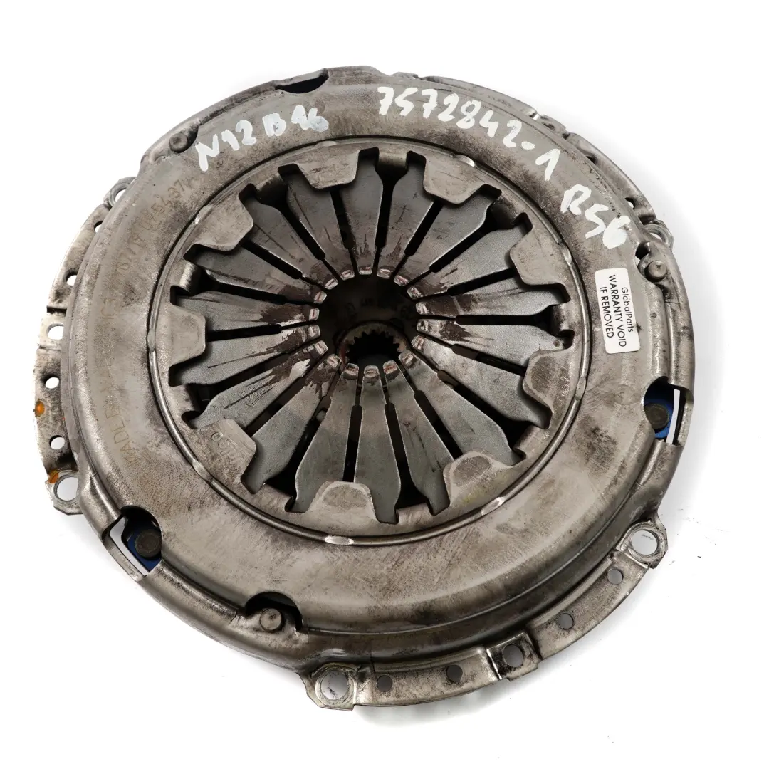 Clutch Plate Disc to Mini Cooper One R55 R56 R57 R58 R60 R61 Petrol N12 N16 with Part number 7572842 Mini Cooper One R55 R56 R57 R58 R60 R61 Petrol N12 N16 Clutch Plate Disc - SKU 7572842-1 - Part number 7572842