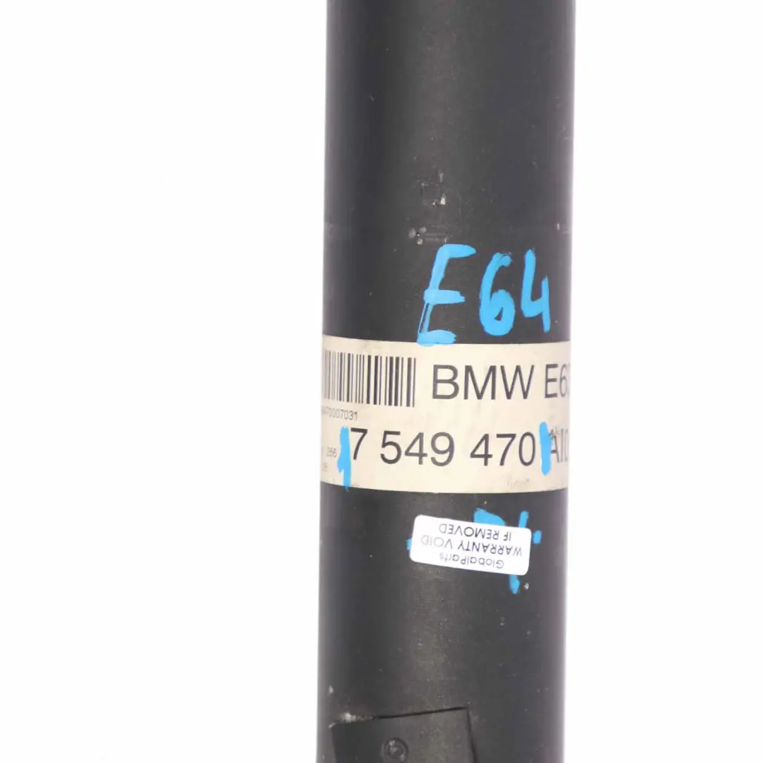 Propshaft BMW E63 E64 630i N52 Drive Prop Shaft Manual Gearbox 7549470 to with Part number 7573576 Propshaft BMW E63 E64 630i N52 Drive Prop Shaft Manual Gearbox 7549470 - SKU 7573576 - Part number 7573576