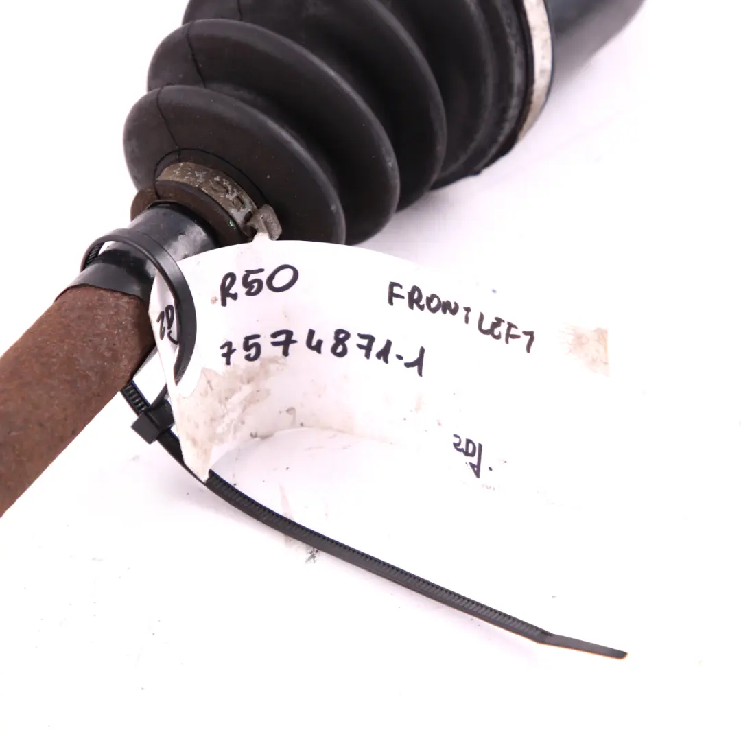 Mini Cooper R50 R52 Eje de Transmisión Delantero Izquierdo Gasolina Automático - SKU 7574871-1 - Número de pieza 7574871