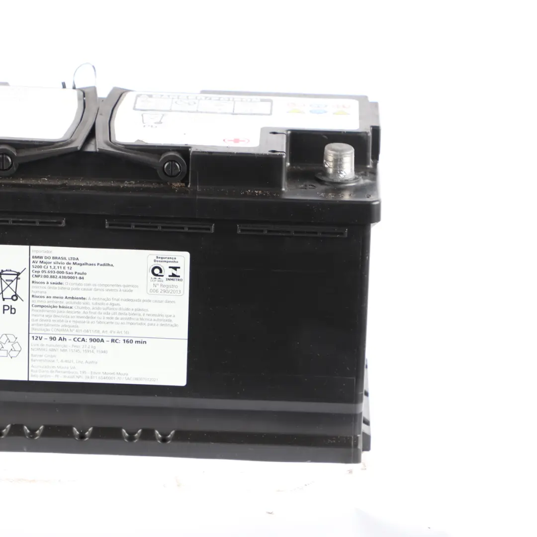 Banner AGM 12V Accumulator Battery 90Ah 900A to BMW with Part number 7575327 BMW Banner AGM 12V Accumulator Battery 90Ah 900A - SKU 7575327-1 - Part number 7575327