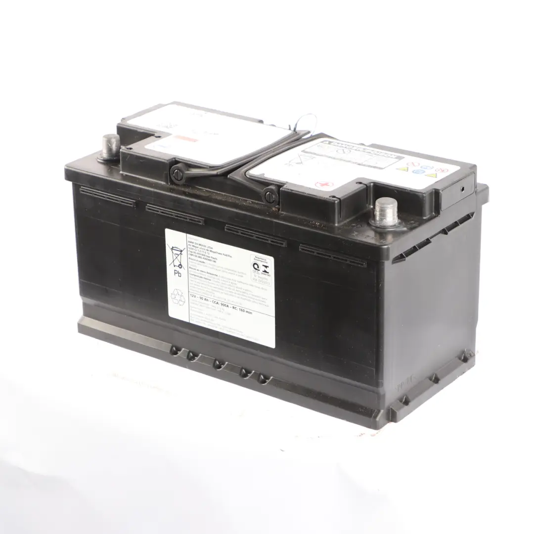 Banner AGM 12V Accumulator Battery 90Ah 900A to BMW with Part number 7575327 BMW Banner AGM 12V Accumulator Battery 90Ah 900A - SKU 7575327-1 - Part number 7575327