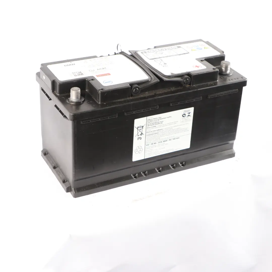 Banner AGM 12V Accumulator Battery 90Ah 900A to BMW with Part number 7575327 BMW Banner AGM 12V Accumulator Battery 90Ah 900A - SKU 7575327-1 - Part number 7575327