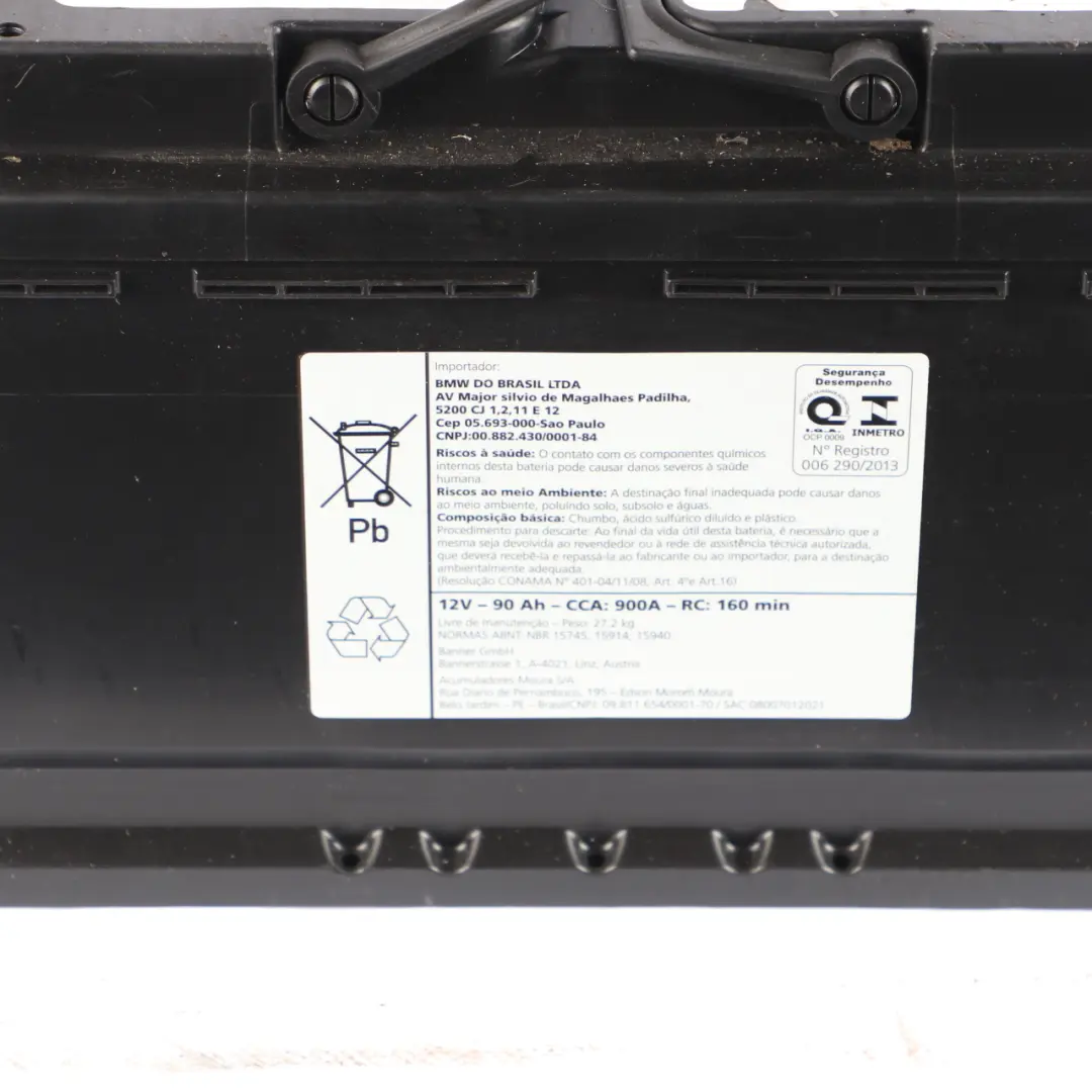 Banner AGM 12V Accumulator Battery 90Ah 900A to BMW with Part number 7575327 BMW Banner AGM 12V Accumulator Battery 90Ah 900A - SKU 7575327-1 - Part number 7575327