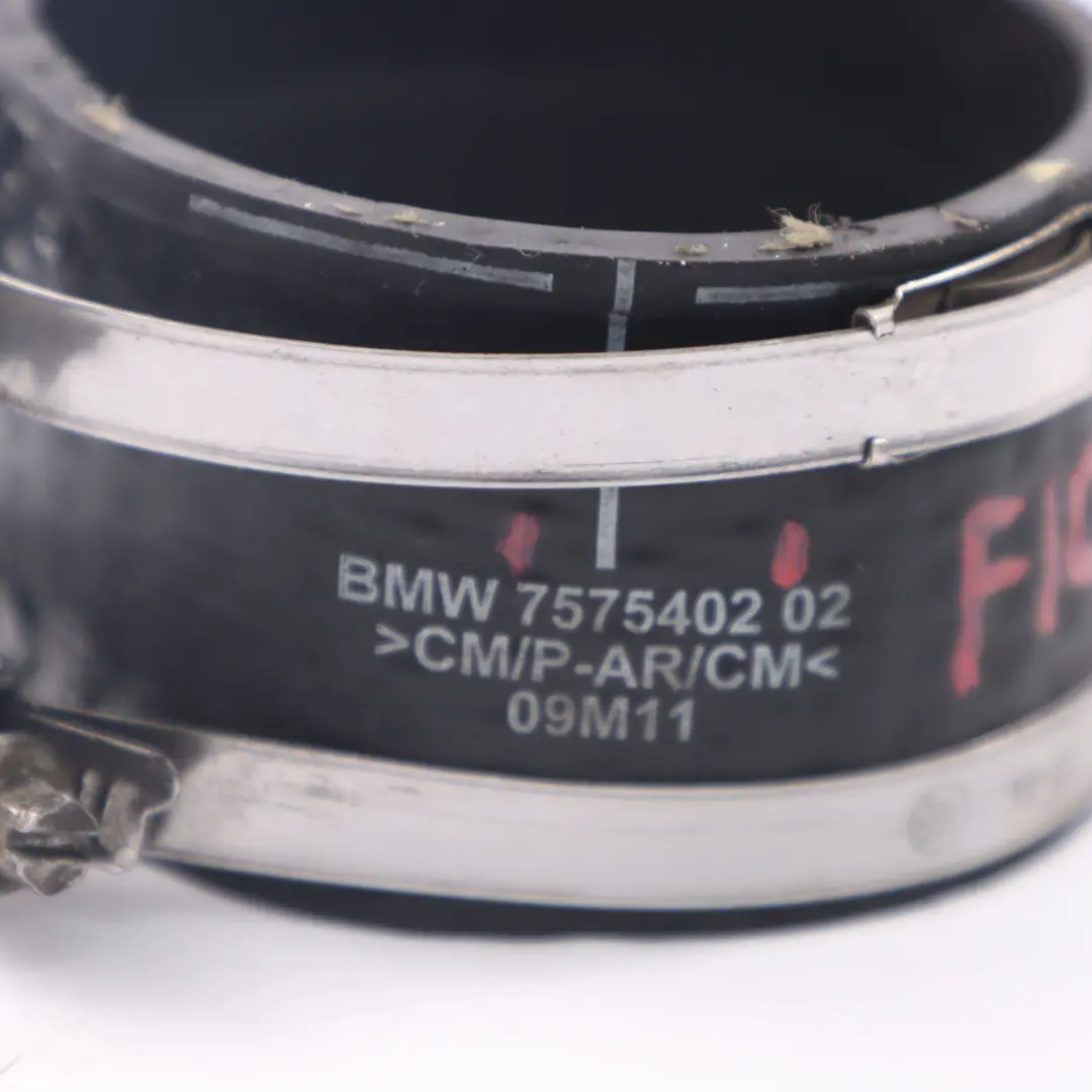 Tubo aspirazione dell'aria BMW F10 X5 E70 N63 S63N Linea tubo ingresso per con numero di parte 7575402 Tubo aspirazione dell'aria BMW F10 X5 E70 N63 S63N Linea tubo ingresso - SKU 7575402 - Numero di parte 7575402