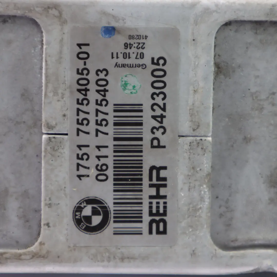 BMW F10 F11 F12 F03 N63 Intercooler Chłodnica Powietrza Cyl 5-8 - SKU 7575405 - Numer Części 7575405