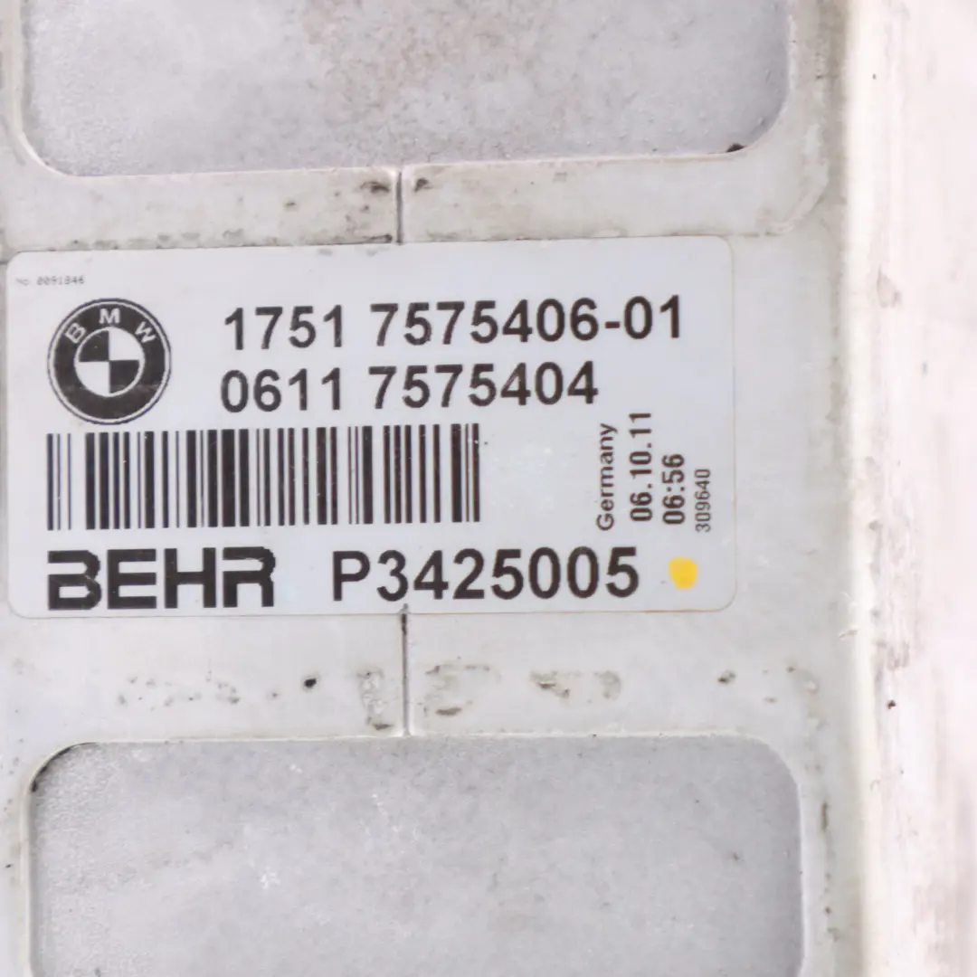 N63 Charge Air Cooler Cyl. 1-4 Intercooler BMW F10 F11 F12 F03 Petrol - SKU 7575406 - Part number 7575406