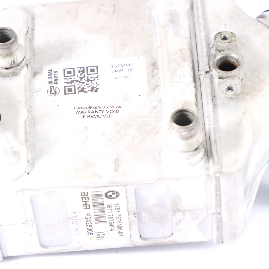 N63 Charge Air Cooler Cyl. 1-4 Intercooler BMW F10 F11 F12 F03 Petrol - SKU 7575406 - Part number 7575406