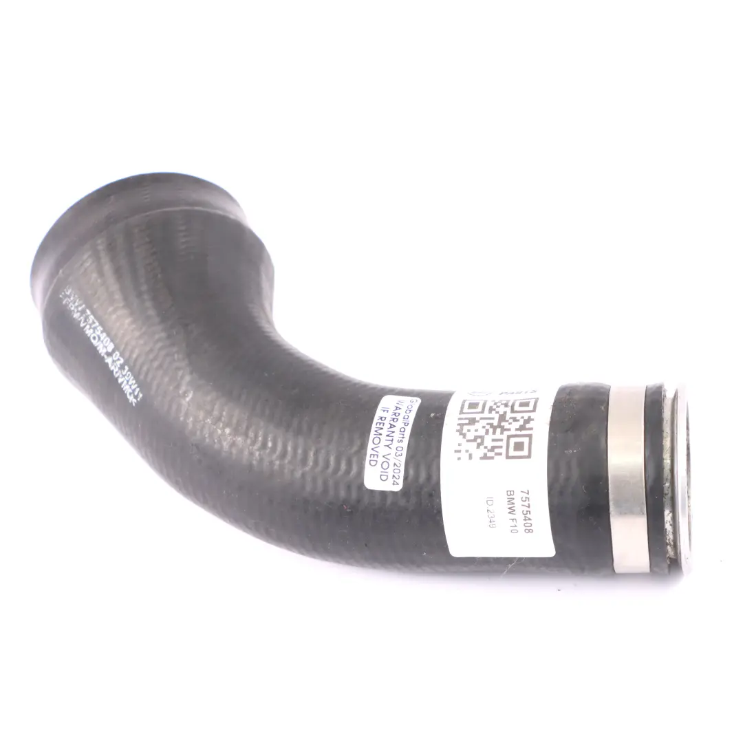 Manguera de aire carga BMW F10 Gasolina N63 Línea inducción del turbo Cil. 1-4 para con número de pieza 7575408 Manguera de aire carga BMW F10 Gasolina N63 Línea inducción del turbo Cil. 1-4 - SKU 7575408 - Número de pieza 7575408