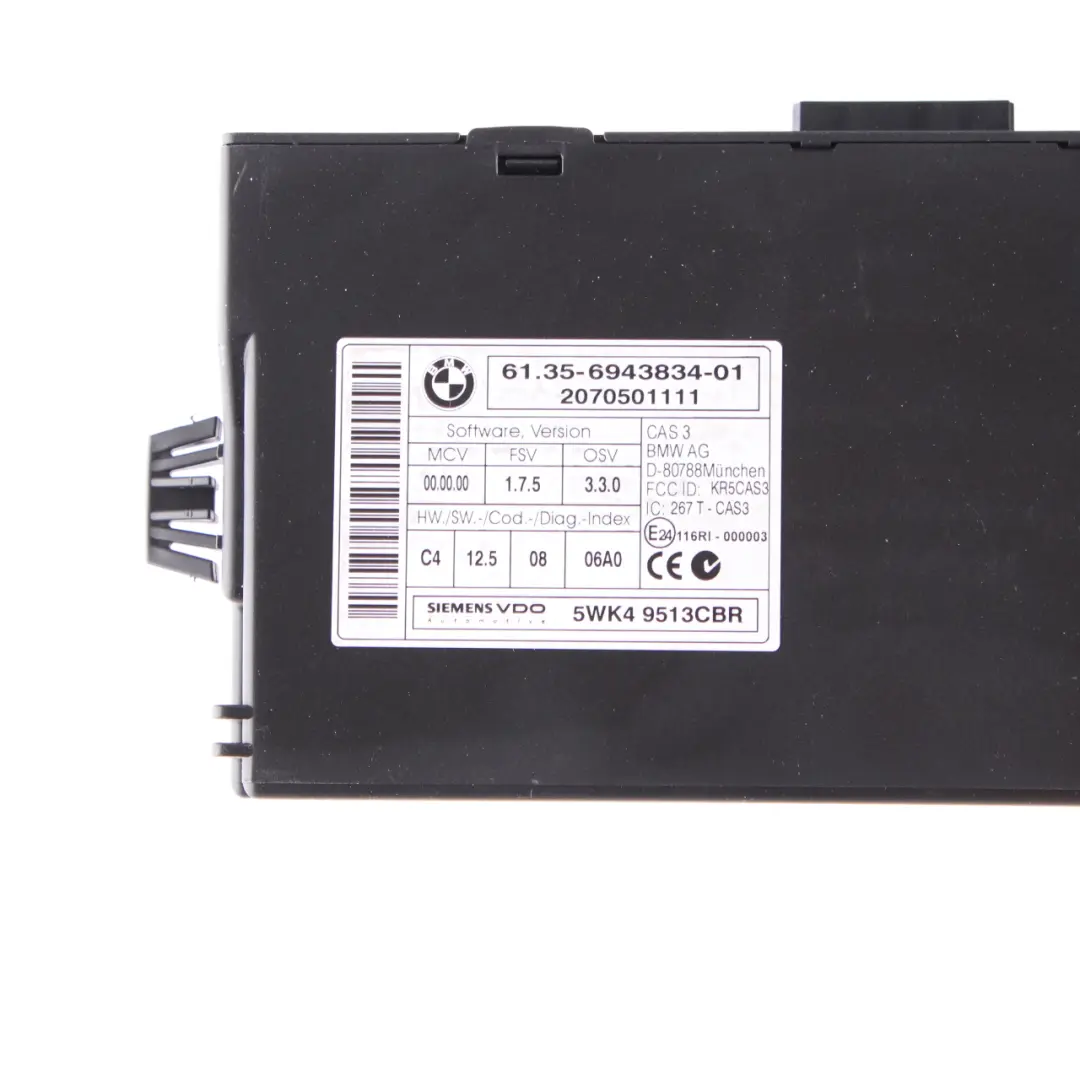 306PS Motor N54 ECU Kit DME CAS3 Schlüssel Automatik für BMW E90 E91 335i mit Teilenummer 7575875 BMW E90 E91 335i 306PS Motor N54 ECU Kit DME CAS3 Schlüssel Automatik - SKU 7575875-3 - Teilenummer 7575875
