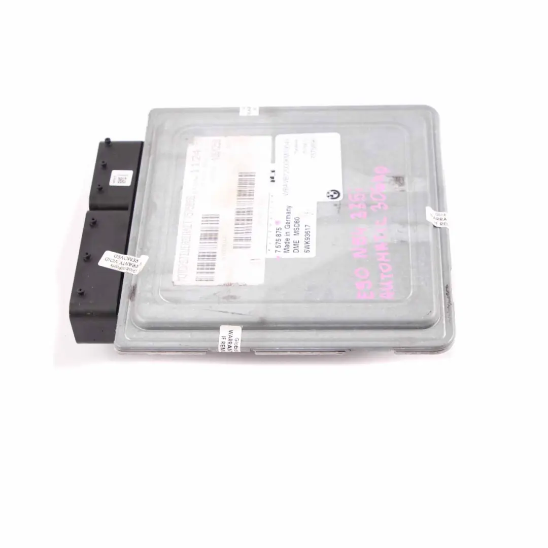 306HP N54 Engine Control Unit ECU Kit DME Automatic to BMW E90 E91 335i with Part number 7575875 BMW E90 E91 335i 306HP N54 Engine Control Unit ECU Kit DME Automatic - SKU 7575875 - Part number 7575875