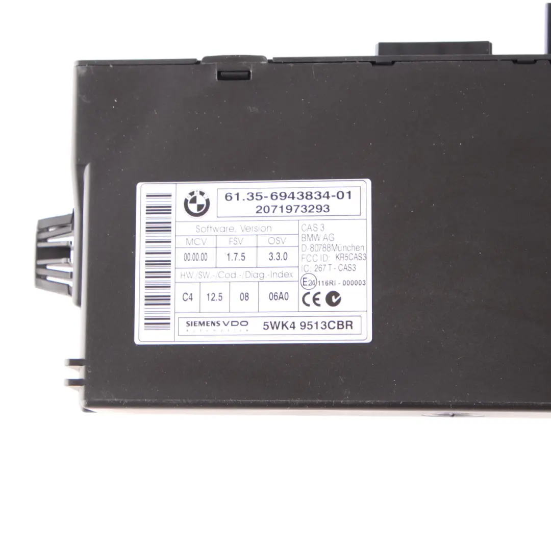 BMW E90 E92 330i 272HP N52N Engine ECU Kit DME + CAS3 + Key Manual - SKU 7576297-2 - Part number 7576297